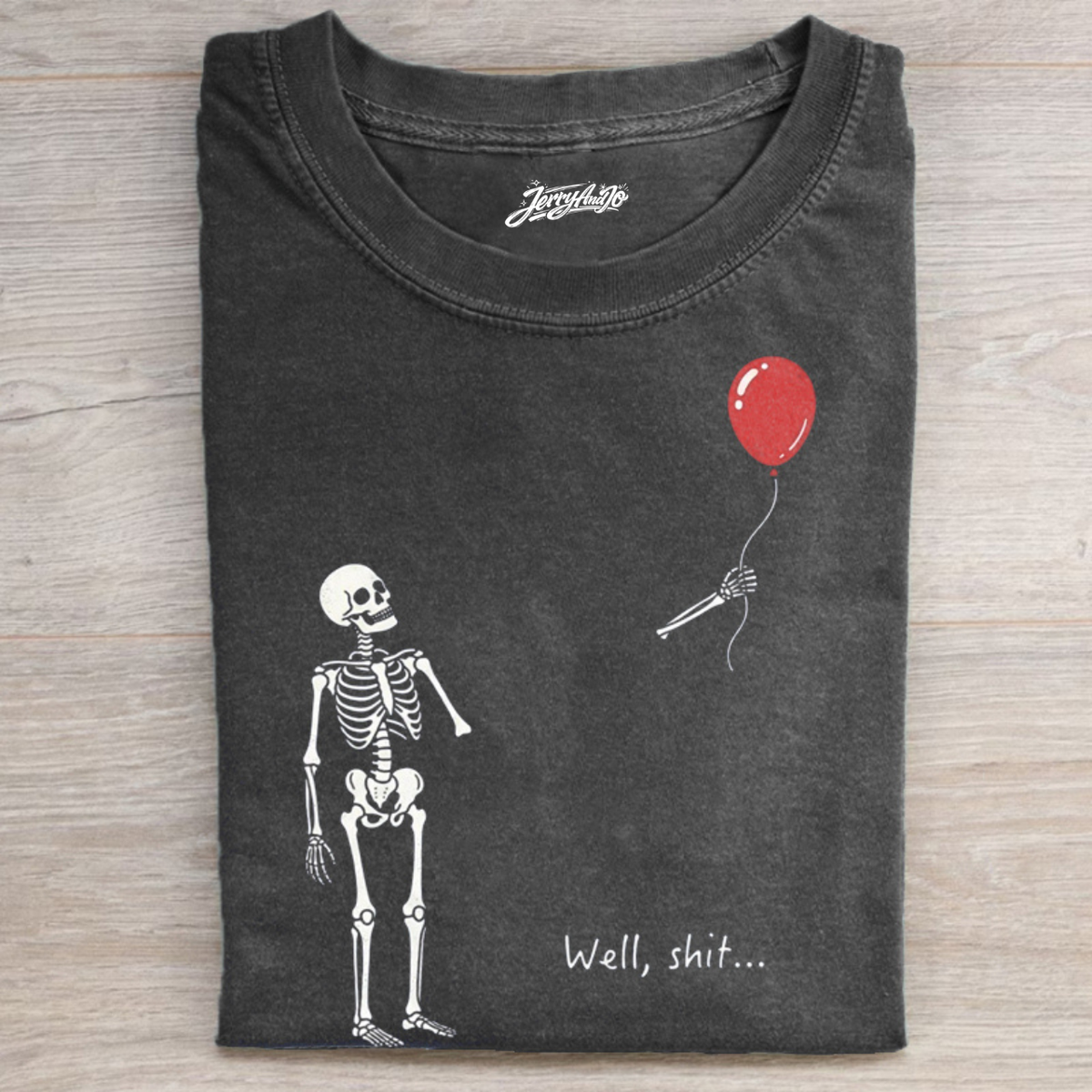 FUNNY SKELETON BALLOON T-SHIRT BT-00228