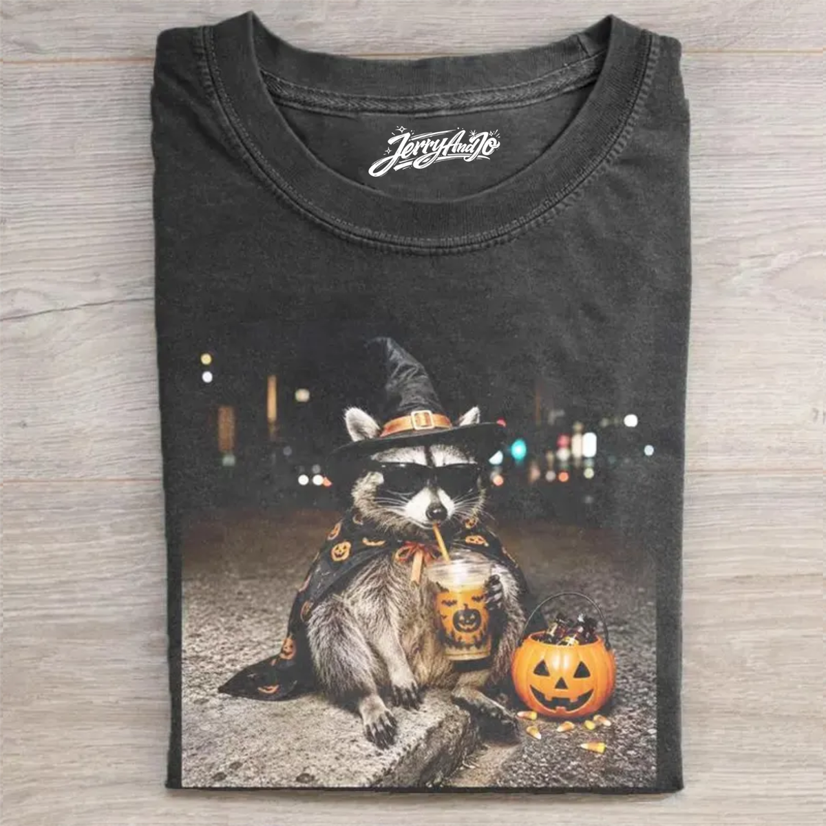 RACCOON HALLOWEEN SHIRT NN-0201