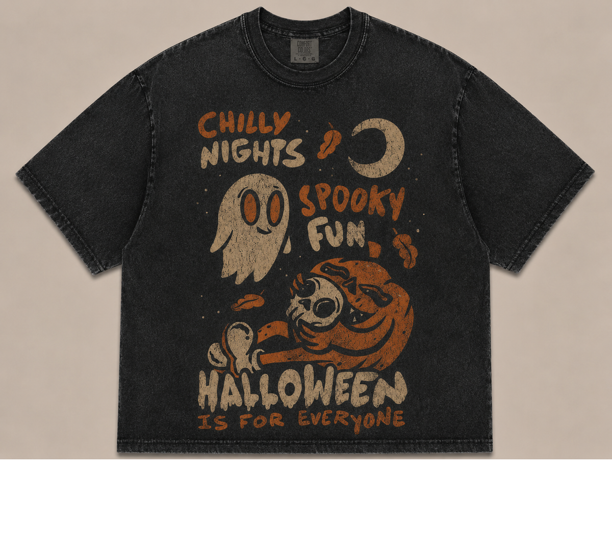 SPOOKY FUN HALLOWEEN VINTAGE TEE AV-00213